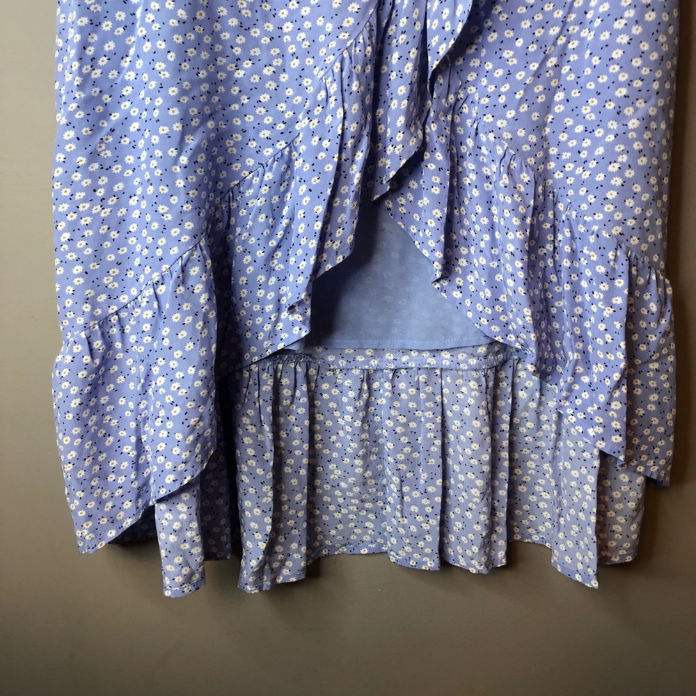 Rails Lavender Floral Midi Wrap Skirt - Picture 2 of 9